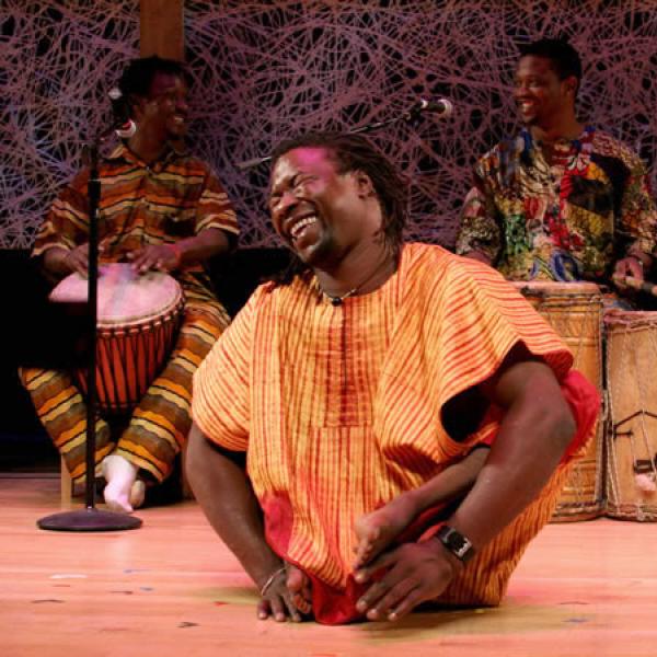 Sidiki relishes music and dance. Photo by Michael Stewart.