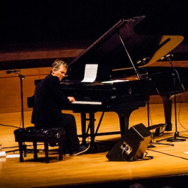 Brad Mehldau performing during his concert with Chris Thile at the Clarice Smith Performing Arts Center at the University of Maryland in April 2013. Photo by Dylan Singleton