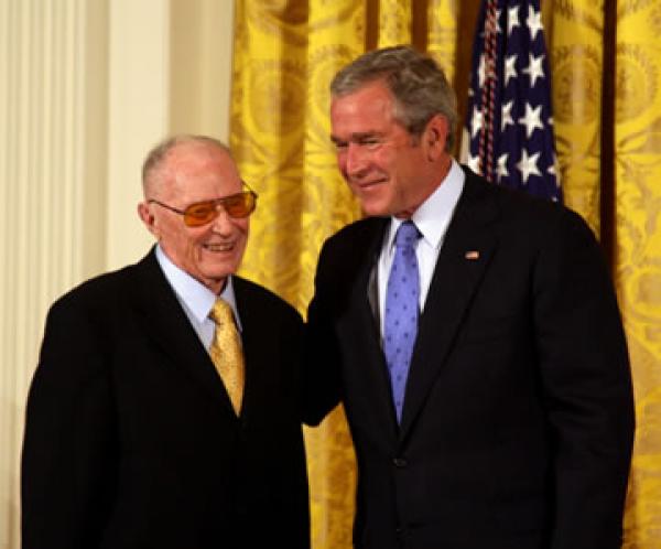 The 2007 National Medal of Arts was awarded to theater director R. Craig Noel and presented by President Bush on November 15, 2007 in an East Room ceremony
