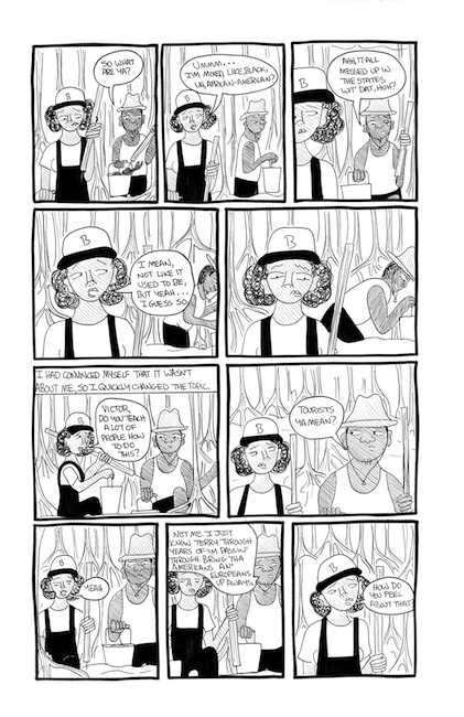 A page from The Anthropologists a comic by Whit Taylor