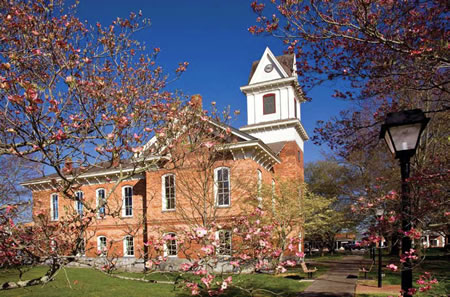 The historic Clay County courthouse, built in Hayesville in 1888, was renovated through HandMade in America&#039;s partnership with the Clay County Communities Revitalization Association.