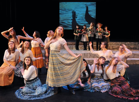 Perpich theater students performing. Photo courtesy of Debra Kelley