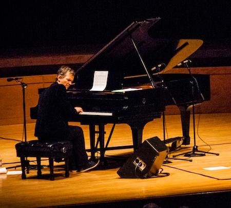 Brad Mehldau performing during his concert with Chris Thile at the Clarice Smith Performing Arts Center at the University of Maryland in April 2013. Photo by Dylan Singleton