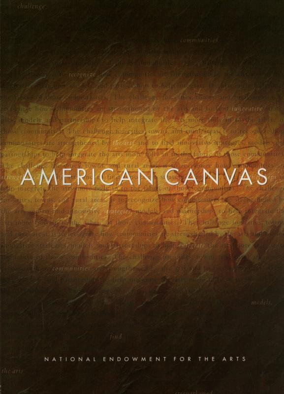Cover of American Canvas publication. 