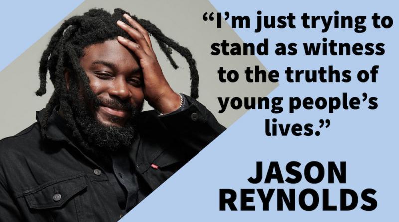 photo of Jason Reynolds with quoet