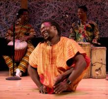 Sidiki relishes music and dance. Photo by Michael Stewart.