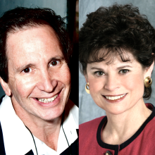 Headshot of a man and a woman  side by side.